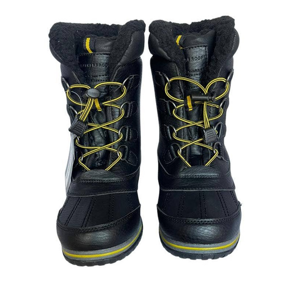 💎✨SEASON SALE✨💎 Weatherproof SLEIGH Blk Yellow Men's Boots - Picture 2 of 7